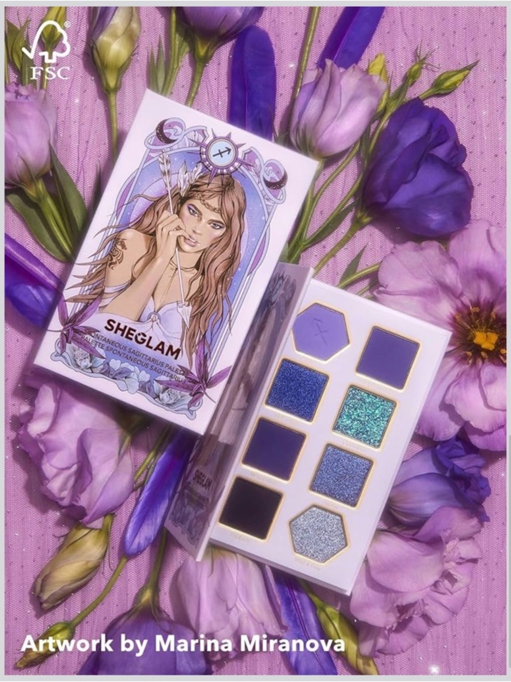 SHEGLAM Spontaneous Sagittarius Eyeshadow Palette Zodiac
